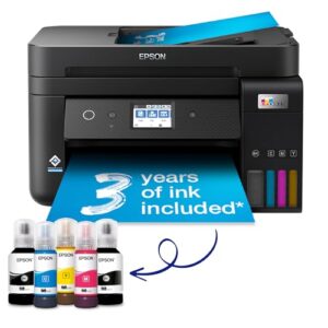 Epson EcoTank ET-4850 A4 Multifunction Wi-Fi Ink Tank Printer With Up To 3 Years Of Included