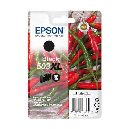 Epson 503XL Chillies Genuine Black Ink Cartridge