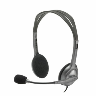 Logitech Headphones with Headband 981-000271 Black Silver