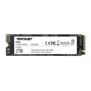 Patriot Memory P300 M2 PCIe Gen 3x4 2TB Low-Power Consumption SSD