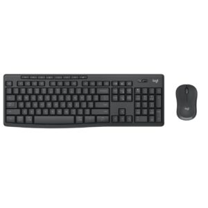 Logitech MK370 Combo for Business Full-Size Wireless Keyboard and Mouse Secure Logi Bolt USB receiver Bluetooth Globally Certified Windows/Mac/Chrome Linux QWERTY UK English - Graphite