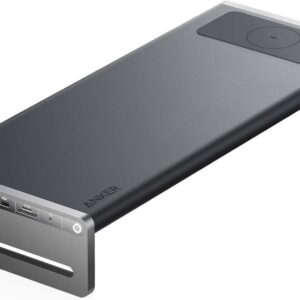 Anker 675 USB-C Docking Station (12-in-1 Monitor Stand) with 10Gbps Ports 4K@60Hz HDMI Display for Wireless Charging Pad Lenovo ThinkPad MacBook Pro M1 / M2 and More Devices