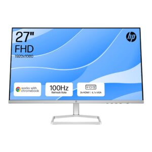 HP Series 5 27" FHD Monitor (527sf) - 100Hz Refresh Rate 1500:1 CR 99 percent sRGB Colour & 300 Nits HDMI VGA Ports Low-Blue Light Ergonomically Adjustable WWCB Certified Responsibly Made