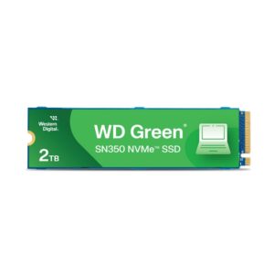 Western Digital Green SN350 2TB NVMe Internal SSD Solid State Drive - Gen3 PCIe QLC M2 2280 Up to 3200 MB/s