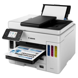 Canon MAXIFY GX7050 4-in-1 Office Printer - Inkjet Tank Rechargeable White