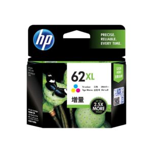 HP C2P07AE 62XL High Yield Original Ink Cartridge Tri-color Pack of 1 (package may vary)