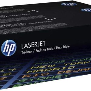 HP 131A original toner cartridge cyan magenta and yellow standard capacity 3 x 1800 pages 3-pack