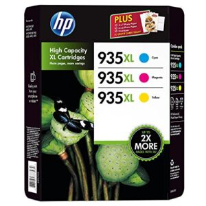 HP 935XL High Capacity Ink Cartridge Color Combo Pack - Cyan Magenta Yellow