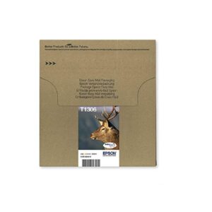Epson T1306XL Stag Genuine High Yield Multipack Eco-Friendly Packaging 3-colours DURABrite Ultra Ink Cartridges