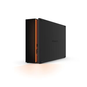 Seagate FireCuda Gaming Hub 8TB External Hard Drive USB 32 Customisable RGB LED lighting Dual forward-facing for Desktop PC 3 year Rescue Services (STKK8000400)