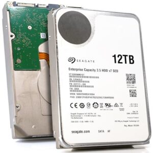Seagate Enterprise Capacity v7 ST12000NM0127 - Hard Drive 12 TB Internal 35 Inch SATA 6Gb/s 7200 RPM 256MB Cache (Refurbished)
