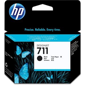 HP CZ133A 711 80ml Ink Cartridge for Designjet T120/T520 Large Format Inkjet Printers - Black