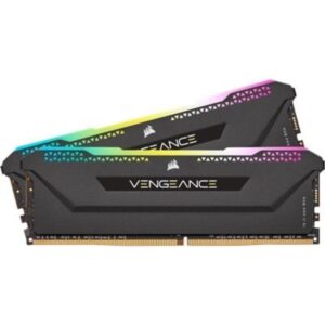 Corsair Vengeance RGB PRO SL 16 GB (2x8 GB) DDR4 3600 MHz C18 Illuminated Desktop Memory Kit (10 Individually Addressable LEDs Optimised for Bandwidth and Response Times) Black