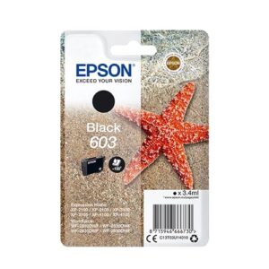 Epson 603 Black Starfish Genuine Ink Cartridge Standard Capacity