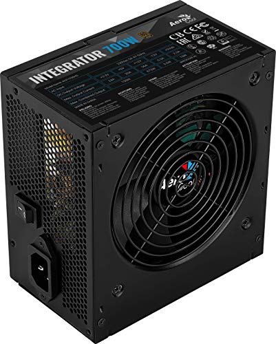 AeroCool Integrator 700 W 80 Plus Bronze Power Supply Unit with UK 3 Pin Lead
