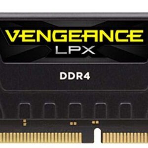 Corsair CMK16GX4M1A2400C16 Vengeance LPX 16 GB (1 x GB) DDR4 2400 MHz C16 XMP 20 High Performance Desktop Memory Kit Black