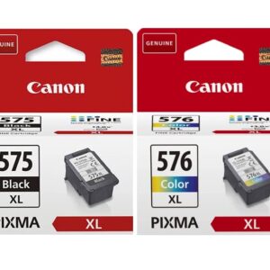 Canon PG-575XL Black & CL-576XL Colour Ink Cartridges