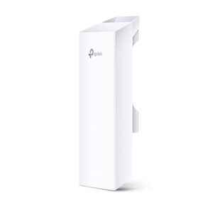 TP-Link 5GHz N300 Long Range Outdoor CPE for PtP and PtMP Transmission Point to Wireless Bridge 13dBi 15km+ Passive PoE Powered w/Free Injector Pharos Control (CPE510) White