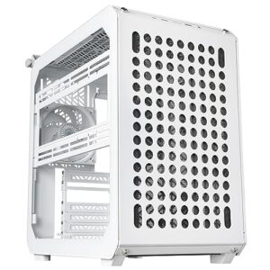 Cooler Master Qube 500 Flatpack - Mid-Tower ATX PC Case Fully Modular 1 x 120 mm Pre-installed SF White Rear Fan Vertical GPU Mount Supports EATX Motherboards & Dual 280mm Radiators