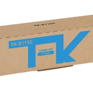 Kyocera TK-8115C Laser Toner Cyan Original Premium Printer Cartridge 1T02P3CNL0 for Ecosys M8124 M8130