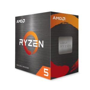 AMD Ryzen 5 5500 Desktop Processor (6-core/12-thread 19 MB cache up to 42 GHz max boost)
