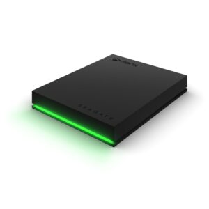 Seagate Game Drive for Xbox 4TB External Hard Portable USB 32 Gen 1 Black with built-in green LED bar Certified 3 year Rescue Services (STKX4000402)