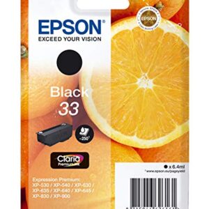 Epson 33 Black Oranges Genuine Claria Premium Ink