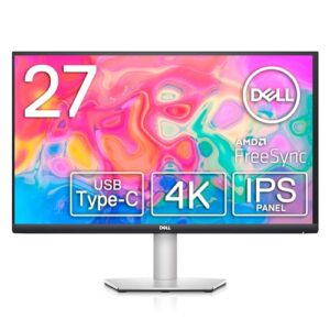 Dell S2722QC 27-inch 4K UHD 3840 x 2160 60Hz 8MS Grey-to-Gr…