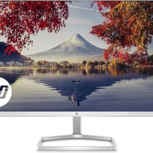 HP 24 Inch FHD Monitor M24f Full HD IPS LED Display Ultraslim Tilt Adjustable 75hz Refresh Rate 5ms Response Time 1x HDMI 1 x VGA Low Blue Light Mode Anti-glare Silver and Black