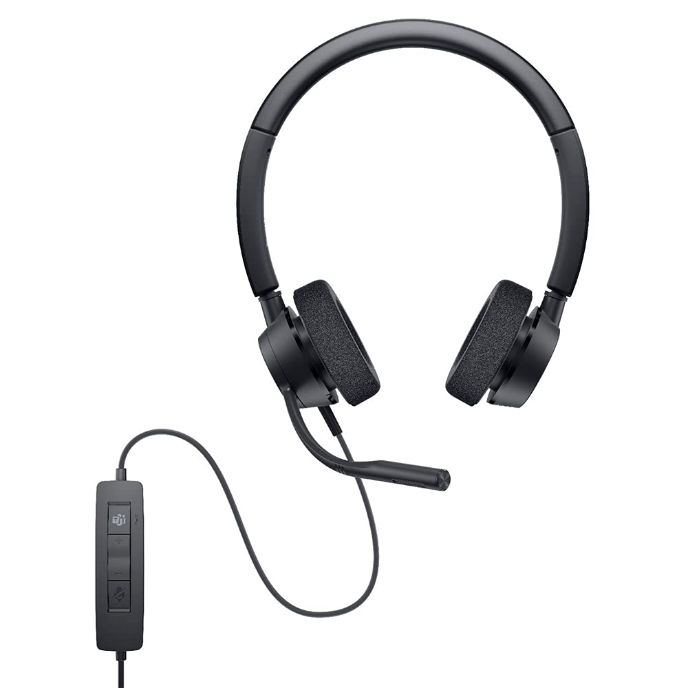 Dell WH3022 Pro Stereo Headset Black