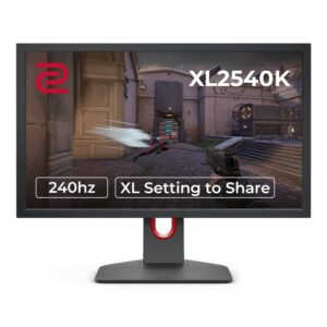 BenQ ZOWIE XL2540K Esports Gaming 245 inch 240Hz XL Setting…