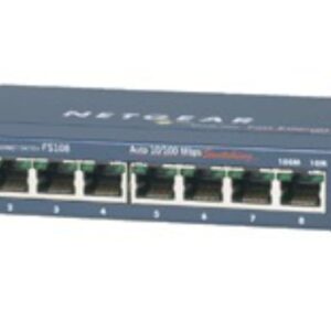 NETGEAR FS108 10/100 DESKTOP SWITCH - 8 PORTS