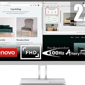 Lenovo L27e-40 27 inch PC Monitor FHD 1080p 100Hz 4ms VA panel HDMI VGA