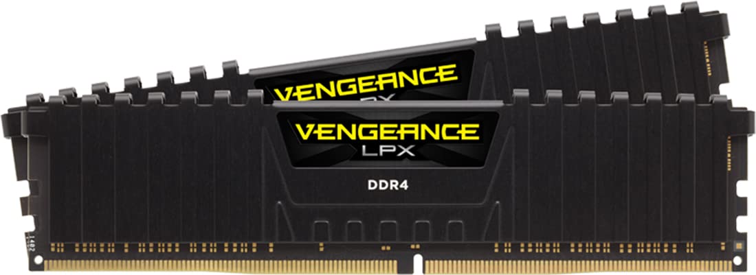 Corsair VENGEANCE LPX DDR4 RAM 16GB (2x8GB) 3200MHz CL16 Intel XMP 20 Computer Memory - Black (CMK16GX4M2B3200C16)