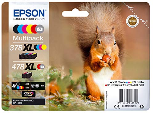 Epson C13T379D4010 X-Large Inkjet Cartridge Black/Yellow/Magenta/Cyan (Pack of 6)