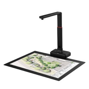 VIISAN S21 A2 Overhead Scanner for Large Format Documents & Books up to DIN Resolution 23MP Book Double Pages Smoothing Split Auto Scanning OCR Text Recognition Twain Windows Mac