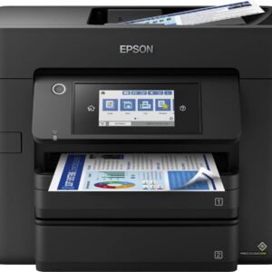 Epson WorkForce Pro WF-4830 4-in-1 Multifunction Printer: Duplex Printer/Scanner/Copier/Fax Document Feeder A4 Colour Inkjet Wifi Direct Ethernet Compact