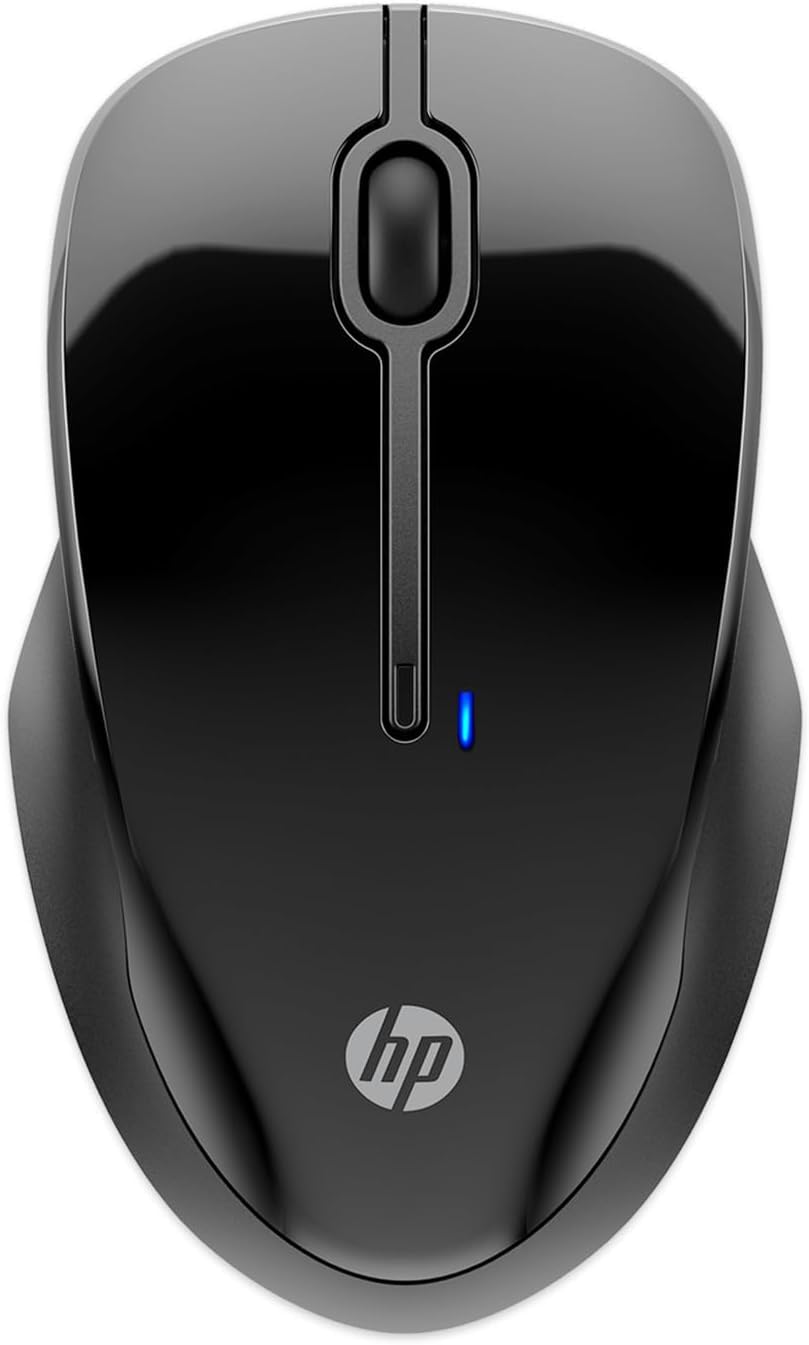 HP 250 Dual Mouse For Computer or Laptop Multi-OS & Device Compatibility Dual-Mode 24 GHZ Bluetooth Connectivity Multi-Surface Technology 1 Year Battery Life Ambidextrous Black