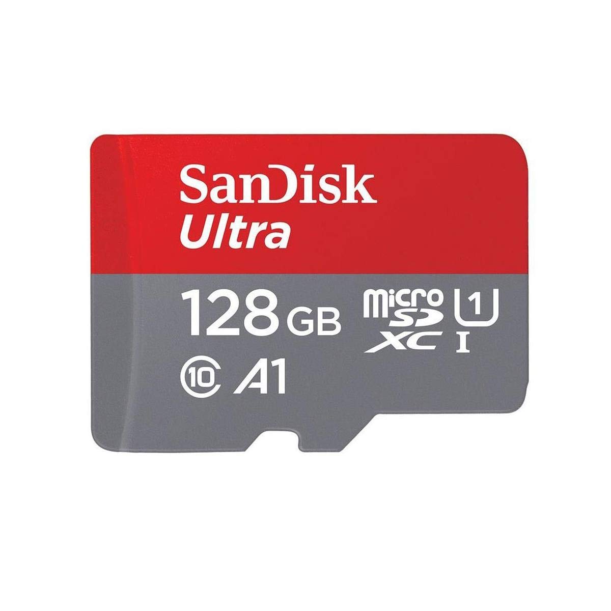 SanDisk Ultra 128 GB microSDXC Memory Card + SD Adapter with A1 App Performance Up to 100 MB/s Class 10 U1