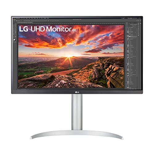 LG UHD Monitor 27UP85NP 27 Inch 4K 60Hz 5ms GtG IPS Panel HDR 10 AMD FreeSync Smart Energy Saving HDMI Displayport USB-C White