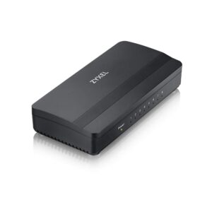 Zyxel 8-Port Gigabit Ethernet Switch for Gaming and Media Lifetime Protection UK Plug [GS108S]