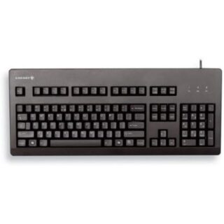 CHERRY G80-3000 UK Layout QWERTY Keyboard Wired Mechanical MX BLUE Switches Black