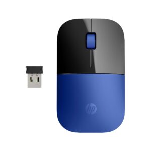 HP Z3700 Wireless Mouse Blue Slim Multi-OS & Device Compatibility 24 GHZ Connectivity Multi-Surface Technology LED 1200 dpi Optical Sensor Up to 16 Months Battery Life