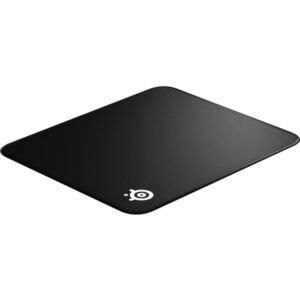 SteelSeries QcK Edge Cloth Gaming Mouse Pad - Never-fray Stitched Edges Optimized For Sensors Size M (320 x 270 2mm) Black