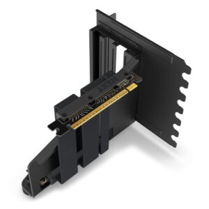 NZXT Vertical GPU Mounting Kit - AB-RH175-B1-175 mm PCIe 40x16 Riser Cable Holder Sturdy Steel Bracket Black