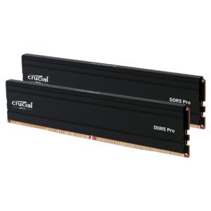 Crucial Pro DDR5 RAM 32GB Kit (2x16GB) 5600MHz Intel XMP 30 Computer Memory (PC) - CP2K16G56C46U5