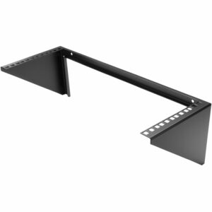 StarTechcom 4U Wall Mount Patch Panel Bracket - 19 inch Steel Vertical Mounting Rack for Network and Data Equipment (RK419WALLV)