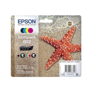 Epson 603 Starfish Genuine 4-Colours Multipack Ink Cartridges