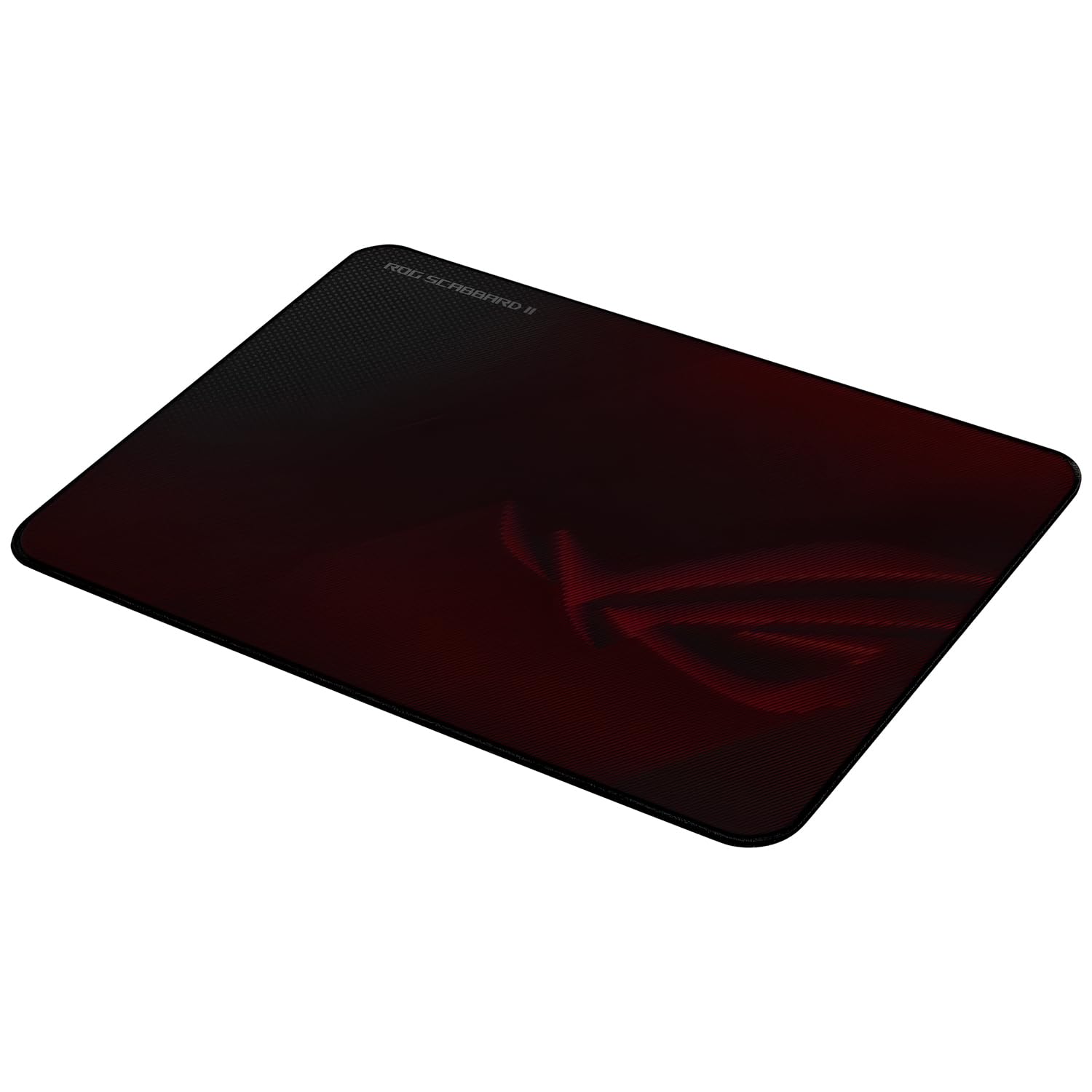 ASUS ROG Scabbard II medium gaming mouse pad 360x260 mm (protective nano coating for a water- oil-and dust-repellant surface with anti-fray flat-stitched edges and non-slip rubber base) Black