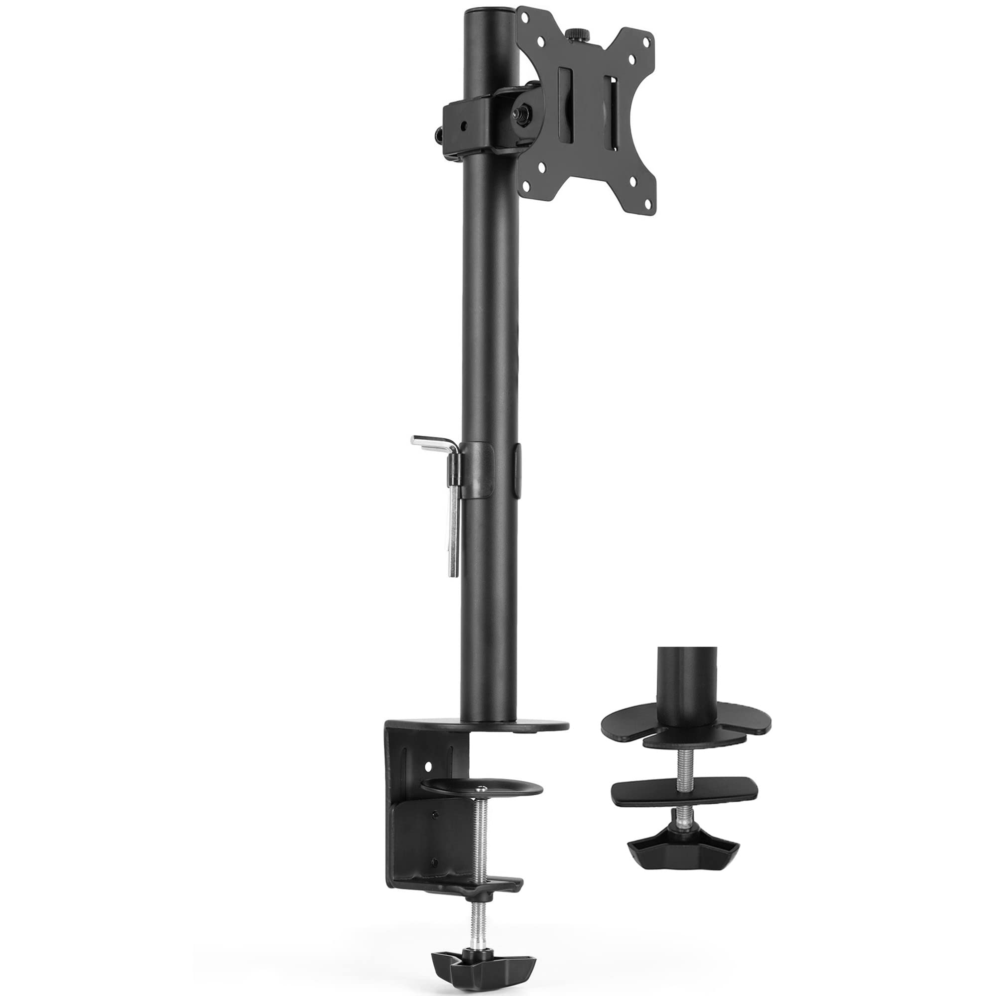 VIVO Single Monitor Adjustable Tilt Desk Mount Stand for 1 LCD Screen up to 32 inches STAND-V001C